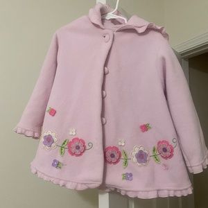 Good Lad girls hooded button down jacket